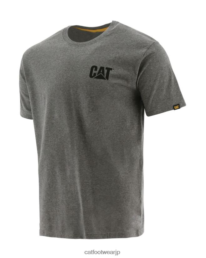 トレードマークのTシャツ ダークヘザーグレー 男性 N2JB0V213 Caterpillar |トップス＆アウター